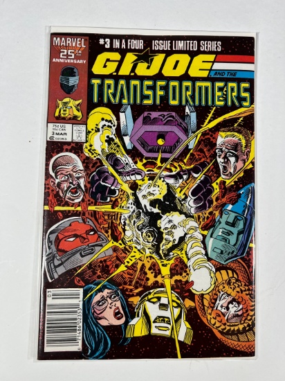 GIJOE AND THE TRANSFORMERS #3 - MARVEL LIMITED SERIES - NEWSTAND