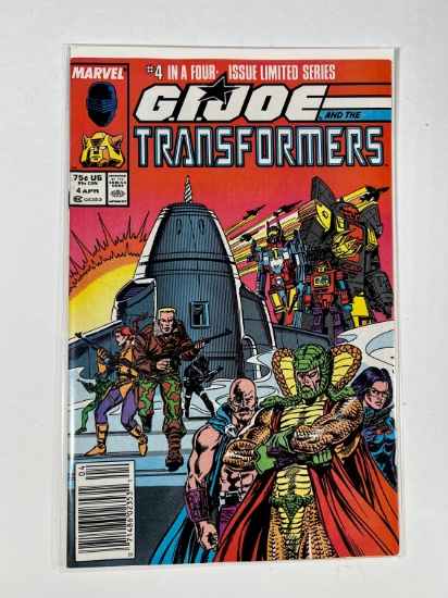 GIJOE AND THE TRANSFORMERS #4 - MARVEL LIMITED SERIES - NEWSTAND