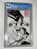 DARK KNIGHT III: THE MASTER RACE #1 - CGC 9.8 DC COMICS (SKETCH COVER) MIDT
