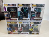 FUNKO POP! MS.MARVEL #1077,OKOYE #1177,IRON HEART MK 2 #1176,SOLDIER SUPREM