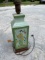 GREEN ORIANTAL TABLE LAMP (NO SHADE)