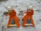 3-TON ORANGE JACK STANDS