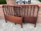 ANTIQUE WOOD HEADBOARDS (TWIN)