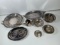 PCS ASSORTED - PLATTERS, BOWLS, ETC - APOLLO, WILCOX PLATED, ETC