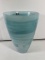 SHIRALEAH GLASS VASE - BLUE (MADE IN TURKEY)