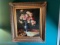 OIL ON CANVAS - FRAMED P. HALIAN - ORNATED FRAME