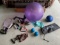 LOT - ASSORTED EXCERISE, RESISTANCE BANDS, & MORE