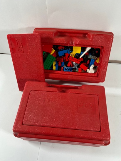 LEGO CONTAINERS - WITH ASSORTED LEGO PIECES