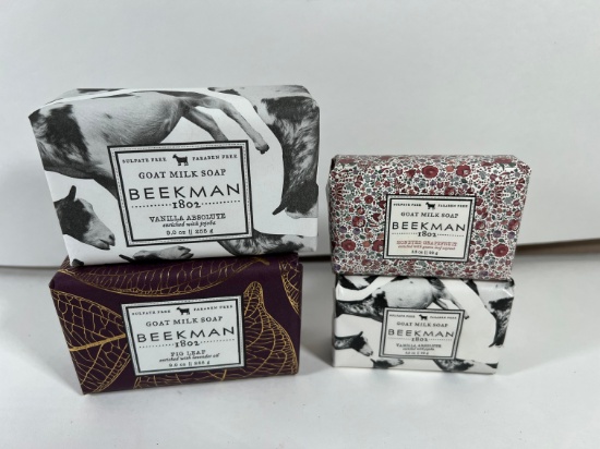 BEEKMAN GOAT MILK SOAPS ASSORTED