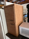 WOOD STORAGE CABINET