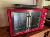 COOKS ESSENTIALS RED XL TOASTER OVEN