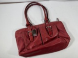 TIGNARELLA LEATHER PURSE - RED