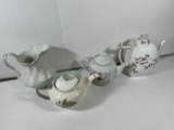 PCS ASSORTED - PITCHER, TEA POTS - HAVILAND, TIVOLI, WEDGEWOOD, JOHNSON BRO