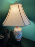 ORIENTAL TABLE LAMP - CERAMIC BASE