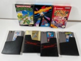 ASSORTED NINTENDO NES GAMES - NINJA TURTLES, ZELDA, TOP GUN, & MORE