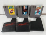 NINTENDO NES GAMES - SUPER MARIO 1(WITH DUCK HUNT), 2, & 3