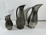 KDM - ROYAL HOLLAND PEWTER PITCHERS