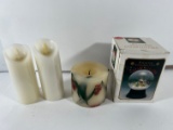 ASSORTED CANDLE, ELECTRIC CANDLES, WINTER WONDERLAND SNOWGLOBE