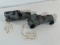 TOOTSIETOY MINIATURE MILITARY VEHICLES - (1) 4635, (1)4634 SUPPLY TRUCK