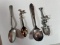 SOUVINER SPOONS - 3 WALT DISNEY MICKEY MOUSE, 1 PINNOCHIO (DOUCHESS, W.M. R