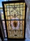 STAINED GLASS PIECE - YELLOW, ORNATE