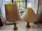 TABLE LAMPS (BRASS BASE)