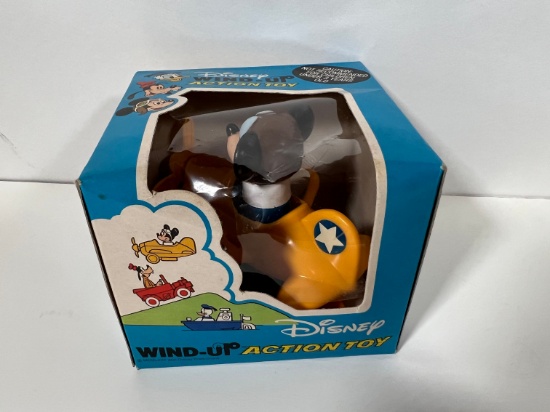 DISNEY WIND-UP ACTION TOY - IN BOX  MICKEY MOUSE