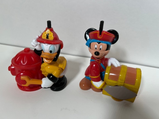 VINTAGE DISNEY MICKY & DONALD CANDY DISPENSORS