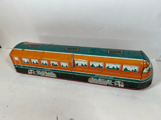 WOLVERINE SUPPLY & MFG CO WIND UP TOY TRAIN - METAL