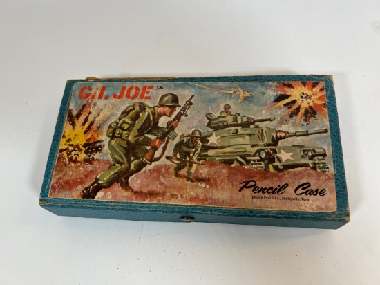 GI JOE PENCIL CASE (EMPIRE PENCIL CO) WITH CONTENTS