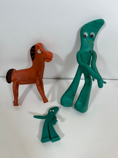 VINTAGE GUMBY TOYS