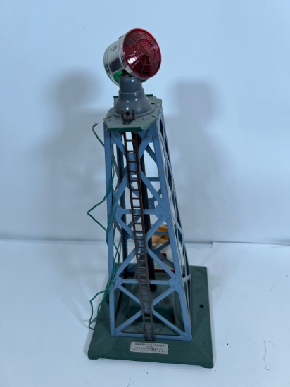 AMERICAN FLYER "THE A.C. GILBER CO" TOWER WITH LIGHT