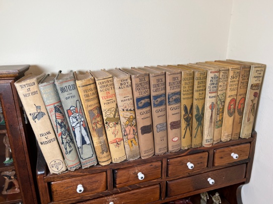 ANTIQUE BOOKS - DICK HAMILTONS FORTUNE, CADET DAYS, THE GOLD BOYS, TOM SWIF