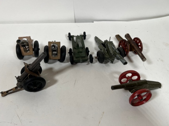 MILITARY MINATURE WAR CANNONS ASSORTED
