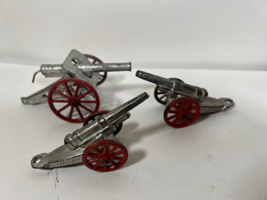 MILITARY MINATURE WAR CANNONS ASSORTED