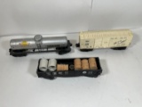 LIONEL ANTIQUE TOY TRAINS - SUNOCO, FRISCO BLT 7-57, PENNSYLVANIA 2452 CARG