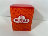 DONALD DUCK BARREL BANK - WITH BOX - TOMY