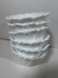 MILK GLASS DESSERT BOWLS