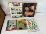BOOKS ASSORTED - DR. SEUSS, NOAH'S ARK, LUCKY PUPPY, PEANUTS(FIRST EDITION)