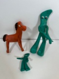 VINTAGE GUMBY TOYS