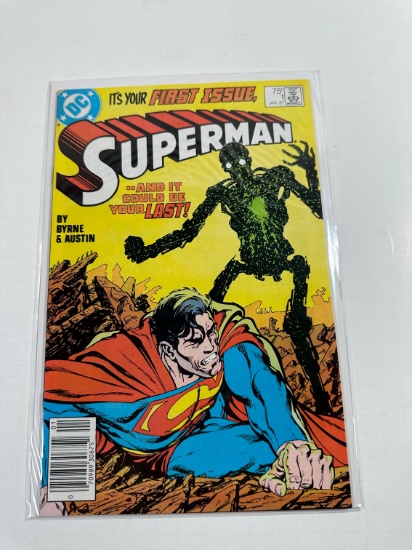 IT'S YOUR FIRST ISSUE SUPERMAN #1 NEWSSTAND EDITION
