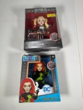 METALS DIE CAST HARLEY QUINN, POISON IVY