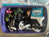 LARGE LOT - ASSORTED CONTROLERS, CABLES - NINTENDO, PLAYSTATION, XBOX & MOR