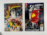 (1) SUPERMAN #75 DEATH OF SUPERMAN (1) THE LEGACY OF SUPERMAN #1 - DC NEWST