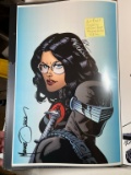 SIGNED MICHAEL ZACK/ MICHAEL GOLDEN GI JOE ART PRINT (11x17)