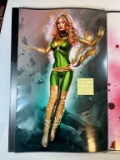 SIGNED GREG HORN PHOENIX (XMEN) ART PRINT - (11x17)