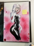 SIGNED ERIC BASALDUA SPIDER-GWEN ART PRINT - (11x17)