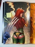 SIGNED FISCHER PHOENIX/WOLVERINE ART PRINT - (11x17)