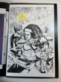 SIGNED MICHAEL GOLDEN THE WALKING DEAD ART PRINT (11x17)