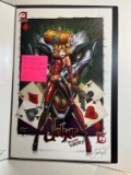 SIGNED JAIME TYNDALL JOKER LOVE HARLEY ART PRINT (11x17)